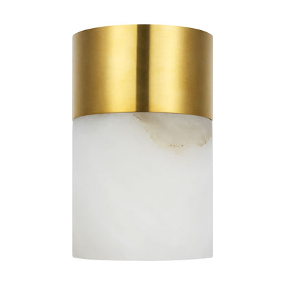 Visual Comfort Mod Caspe Alabaster 6" Rechargeable Lamp, BS