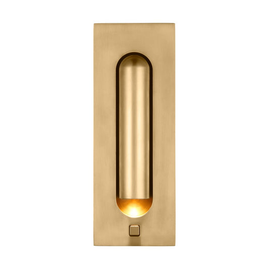 Visual Comfort Modern Ponte 1 Light 7" Task Sconce, Brass - SLTS67827HAB