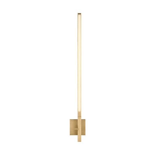 Visual Comfort Modern Cityscape Right 1Lt 4.5" Sconce, Brass - SLWS67927CCHAB