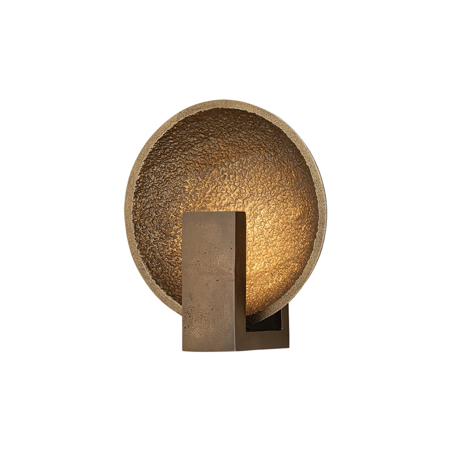 Troy Lighting Sol 1 Light Wall Sconce, Patina Brass