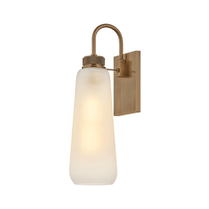 Troy Lighting Gulliver 1Lt Wall Sconce, Patina Brass/Clear Etched - B1416-PBR