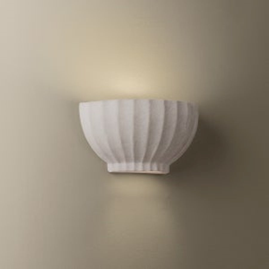 Troy Lighting Efron 1Lt Wall Sconce, White/Ceramic Ivory Texture