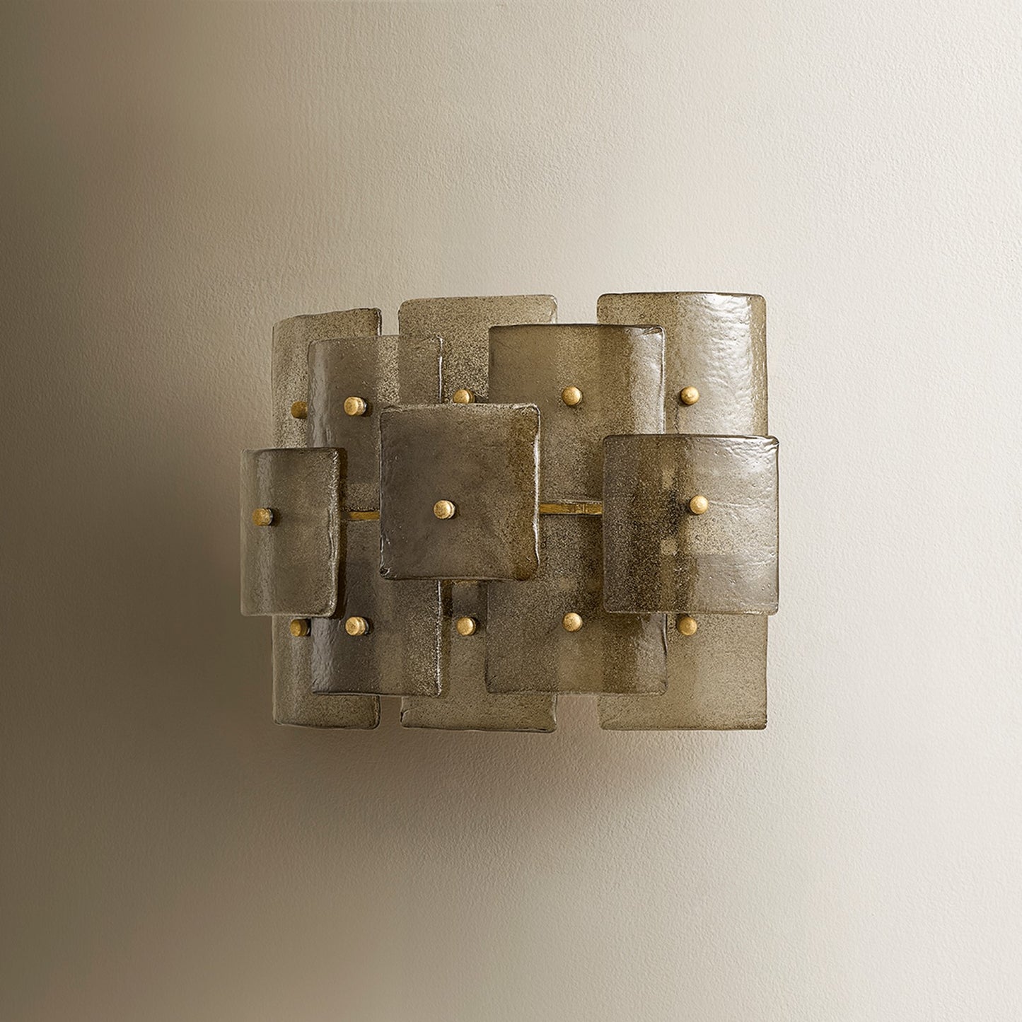 Troy Lighting Jacik 2Lt Wall Sconce, Patina Gold Leaf/BRONZE, CANDY