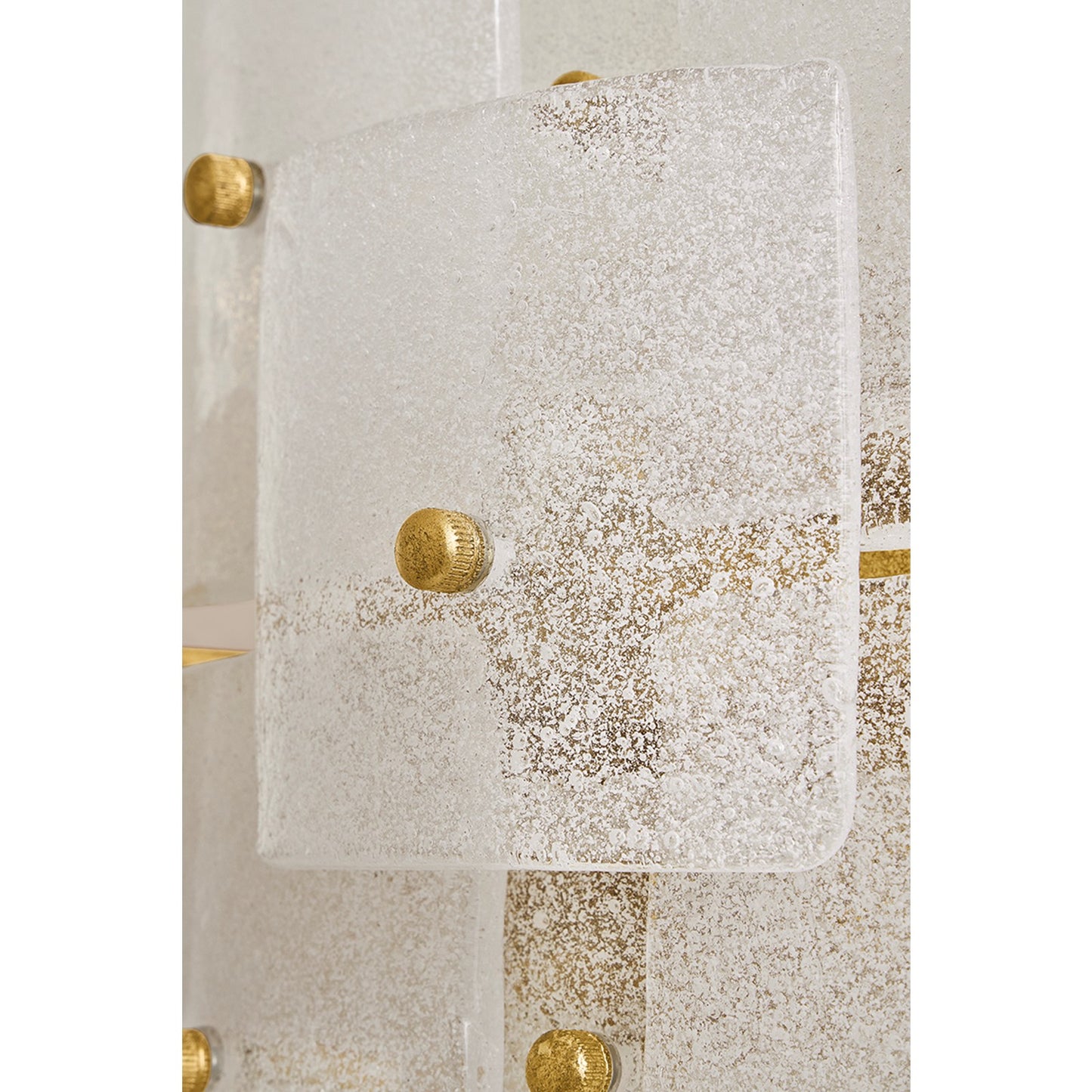 Troy Lighting Jacik 2 Light Wall Sconce, Vintage Gold Leaf/Candy