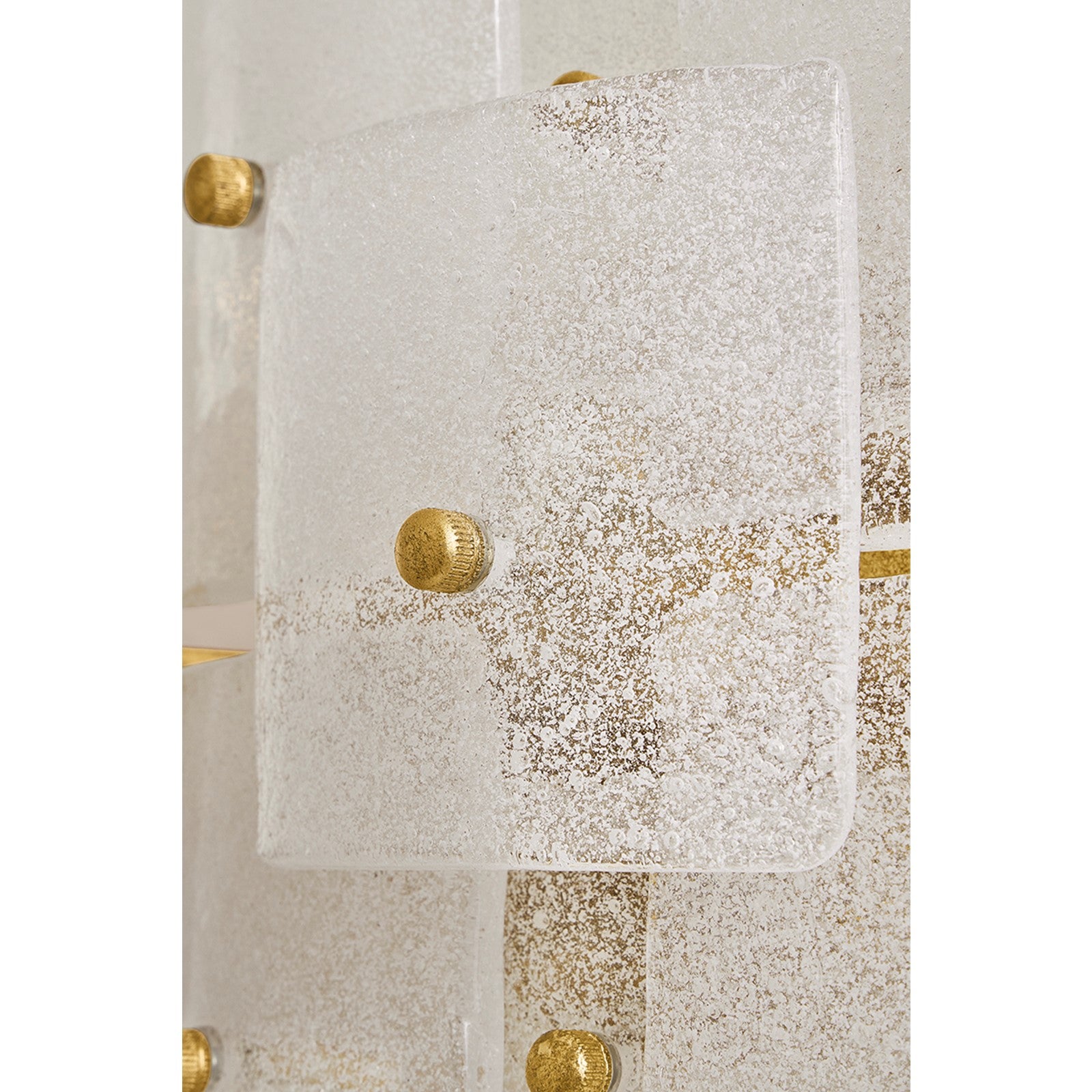 Troy Lighting Jacik 2 Light Wall Sconce, Vintage Gold Leaf/Candy