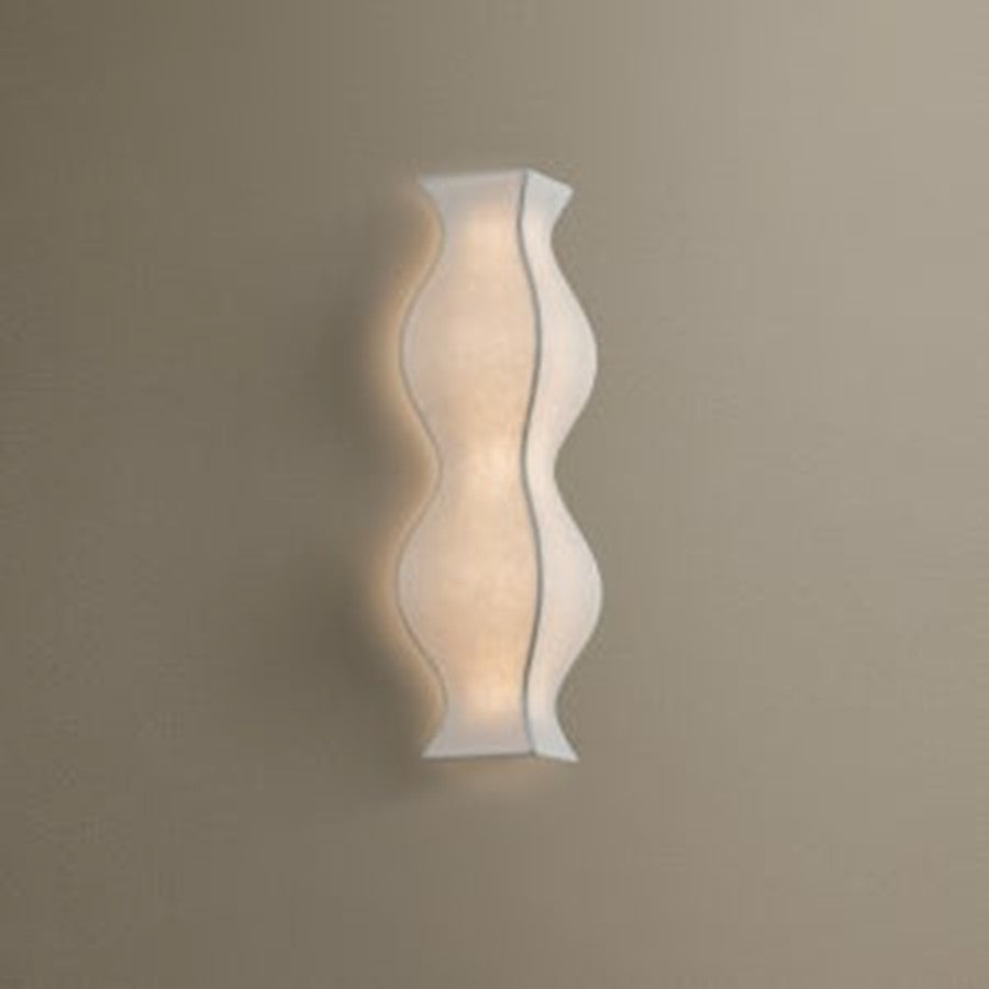 Troy Lighting Brisa 1Lt 17" Wall Sconce, Soft White/Natural Paper