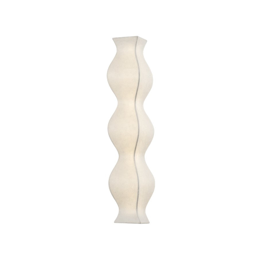 Troy Lighting Brisa 1Lt 23" Wall Sconce, Soft White/Natural Paper - B2423-SWH