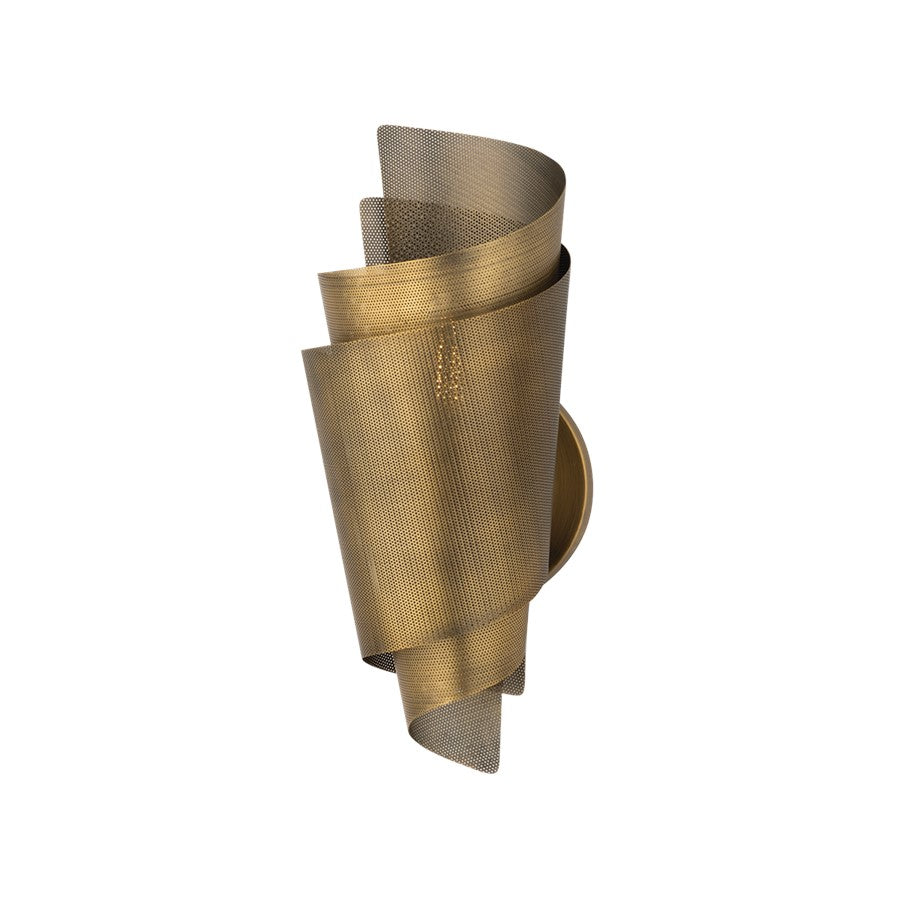 Troy Lighting Blaisdell 1Lt Wall Sconce, Patina Brass - B3513-PBR
