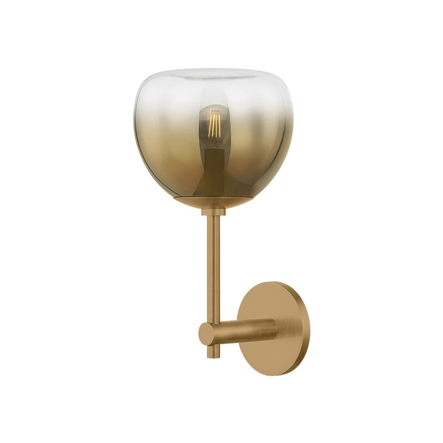 Troy Lighting August 1Lt Wall Sconce, Patina Brass/Ombre - B3715-PBR