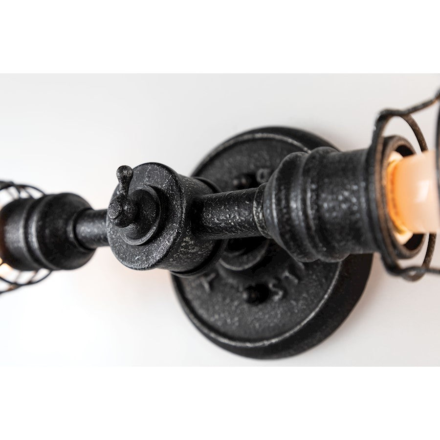 2 Light Wall Sconce