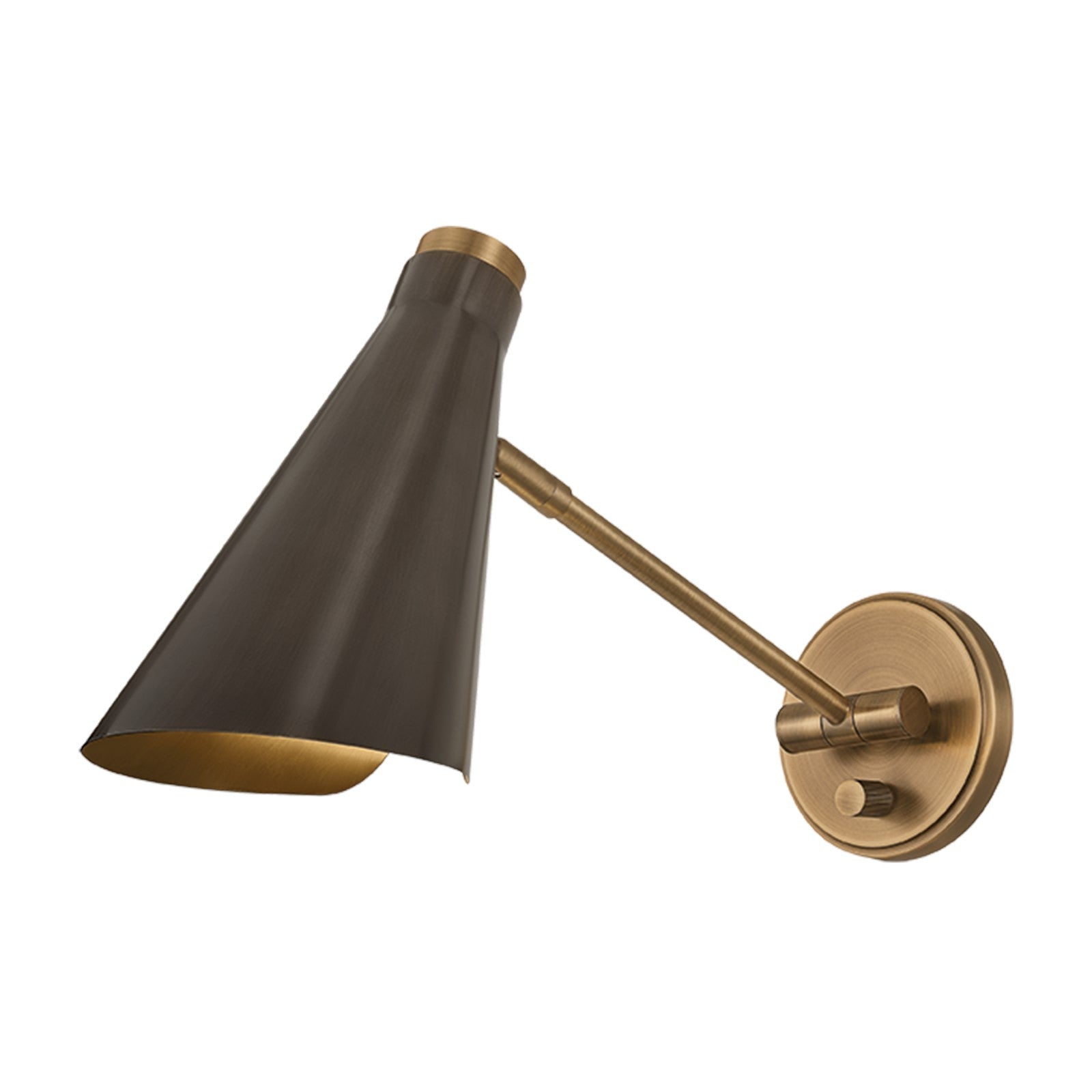 Troy Lighting Andersen 1Lt 10"H Wall Sconce, Patina Brass/Bronze