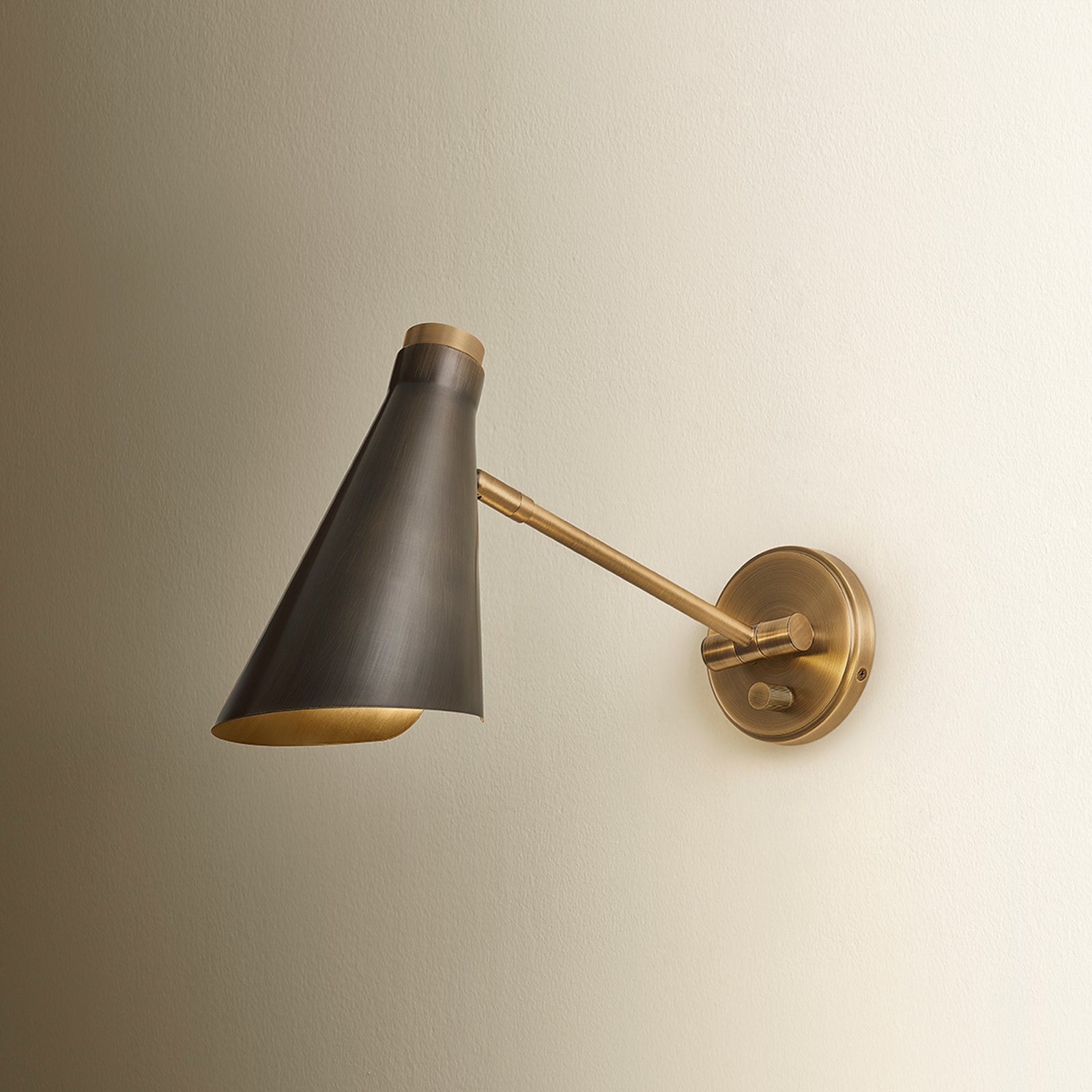 Troy Lighting Andersen 1Lt 10"H Wall Sconce, Patina Brass/Bronze