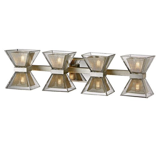 Troy Lighting Expression 8 Light Bath and Vanity, Silver Leaf - B5814-SL