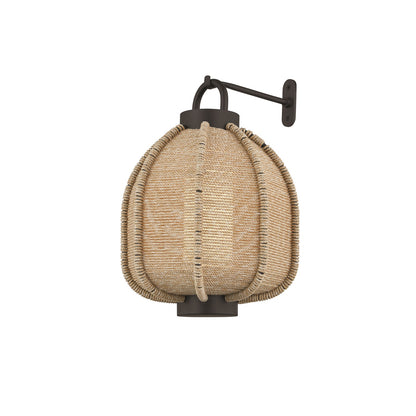 Troy Lighting Maltby Outdoor 1Lt Wall Lantern, Small Hook & Shade, Black