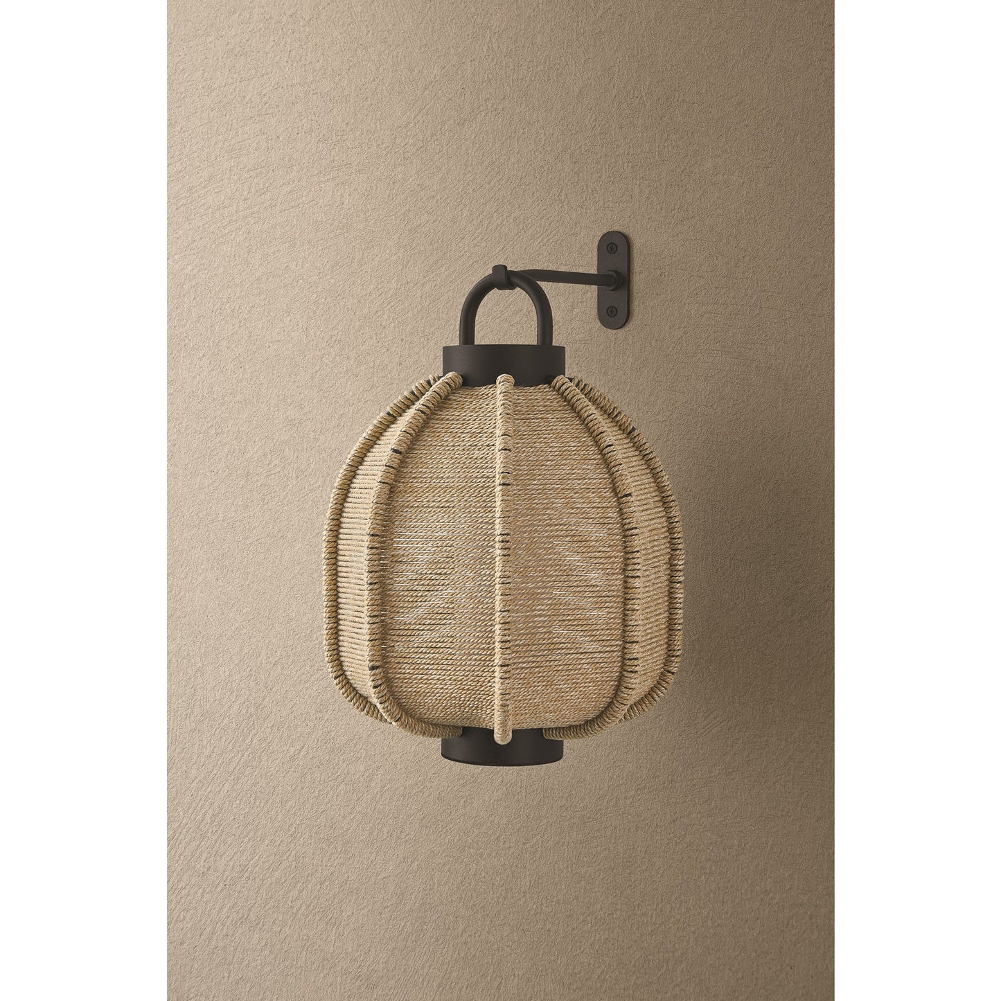 Troy Lighting Maltby Outdoor 1Lt Wall Lantern, Small Hook & Shade, Black