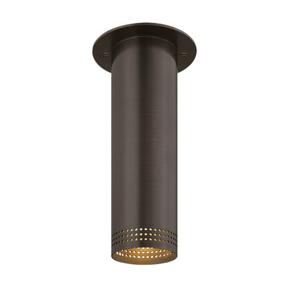 Troy Lighting Berg 1 Light 10"H Flush Mount, Bronze