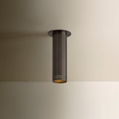 Troy Lighting Berg 1 Light 10"H Flush Mount, Bronze