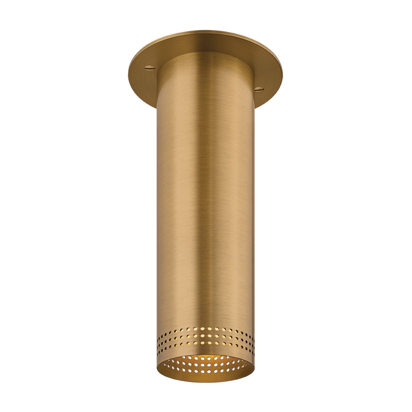 Troy Lighting Berg 1 Light 10"H Flush Mount, Patina Brass