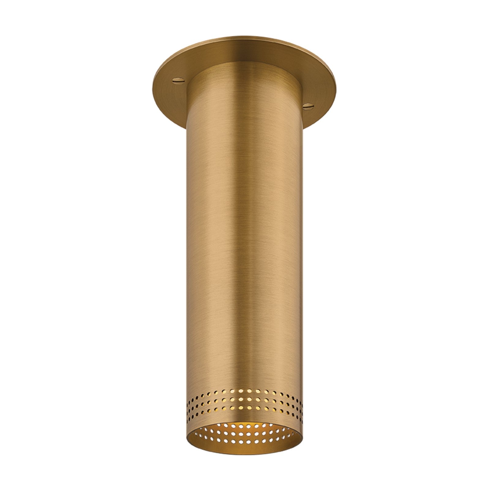 Troy Lighting Berg 1 Light 10"H Flush Mount, Patina Brass