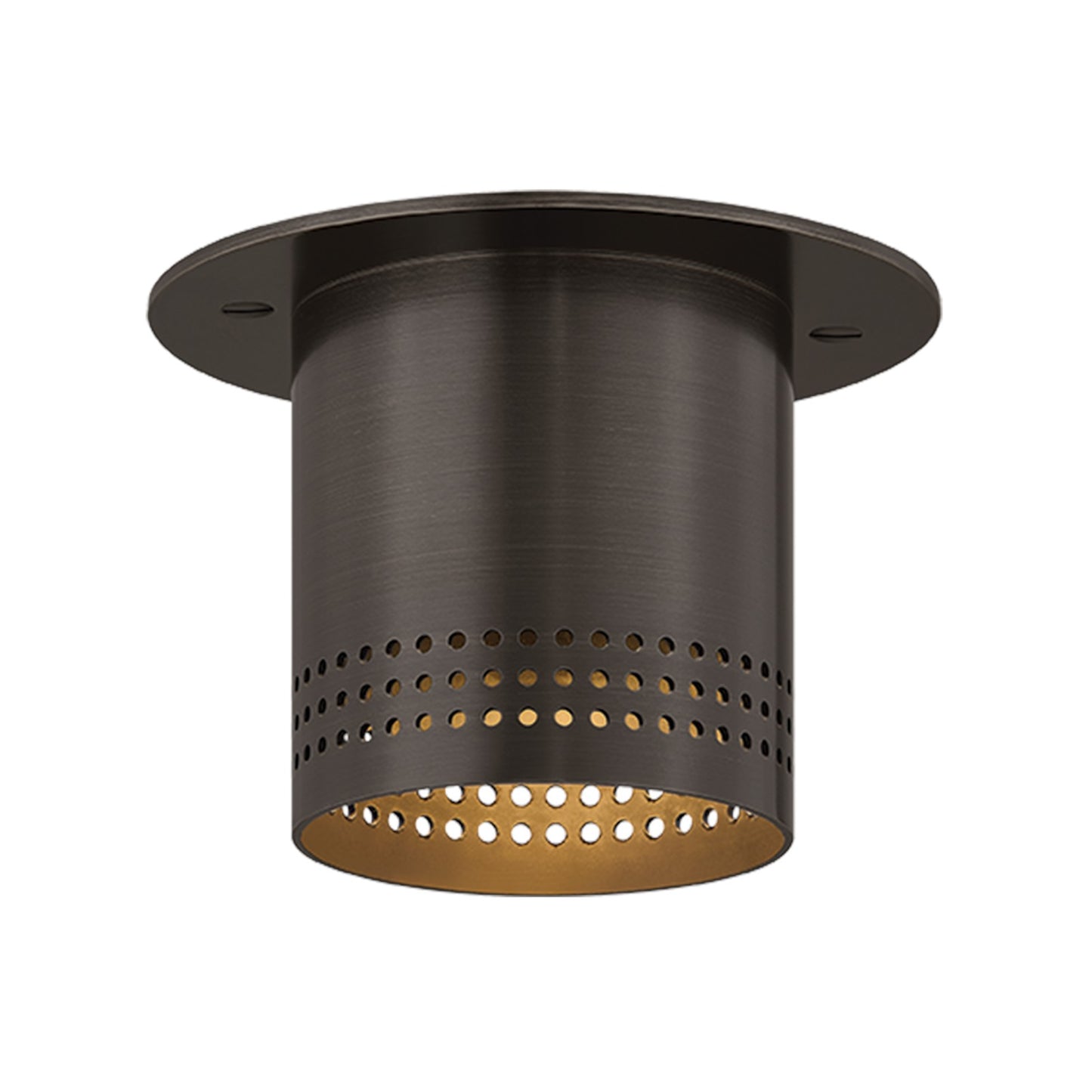 Troy Lighting Berg 1 Light 3.3"H Flush Mount, Bronze