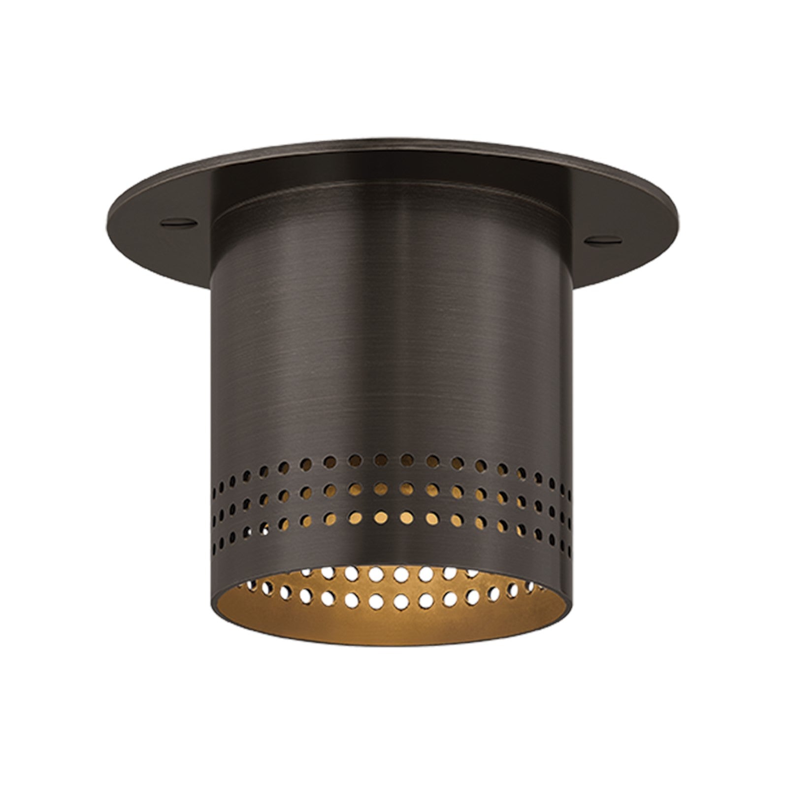 Troy Lighting Berg 1 Light 3.3"H Flush Mount, Bronze