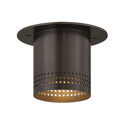 Troy Lighting Berg 1 Light 3.3"H Flush Mount, Bronze