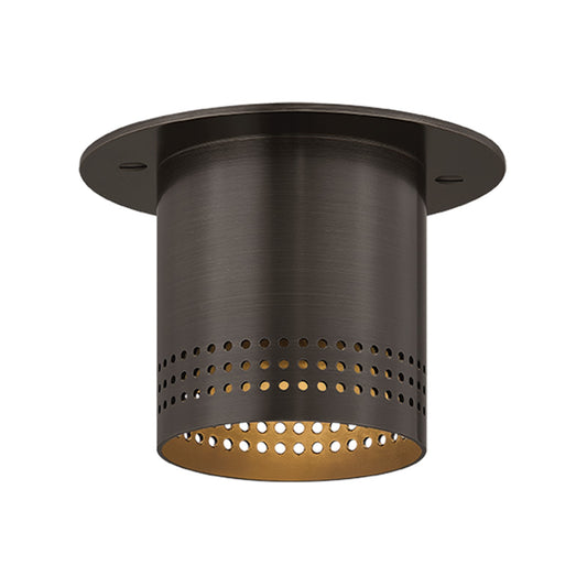 Troy Lighting Berg 1 Light 3.3"H Flush Mount, Bronze