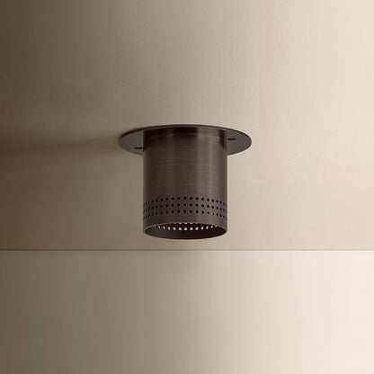 Troy Lighting Berg 1 Light 3.3"H Flush Mount, Bronze