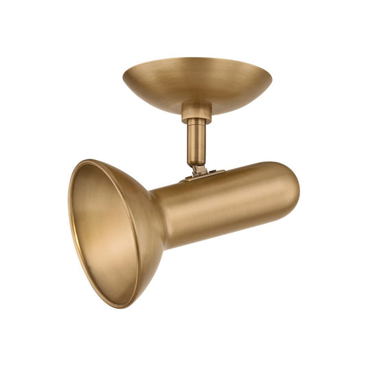 Troy Lighting Bjorn 1 Light Flush Mount, Patina Brass - C2405-PBR