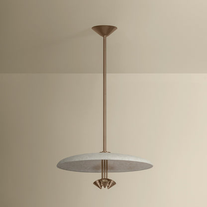 Troy Lighting Garth 3 Light Pendant, Patina Brass/Solite/White