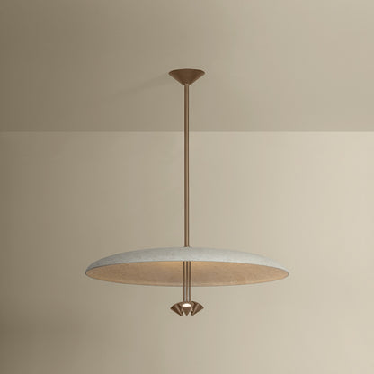 Troy Lighting Garth 3 Light 30"W Pendant, Patina Brass/Solite