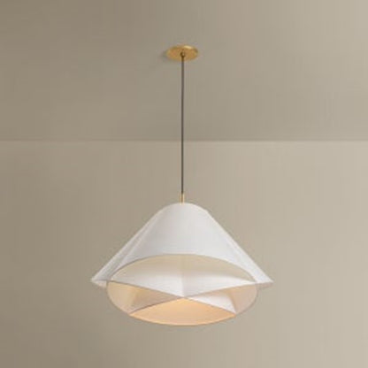 Troy Lighting Edna 1Lt 35" Pendant, Vintage Gold Leaf/Handmade Paper