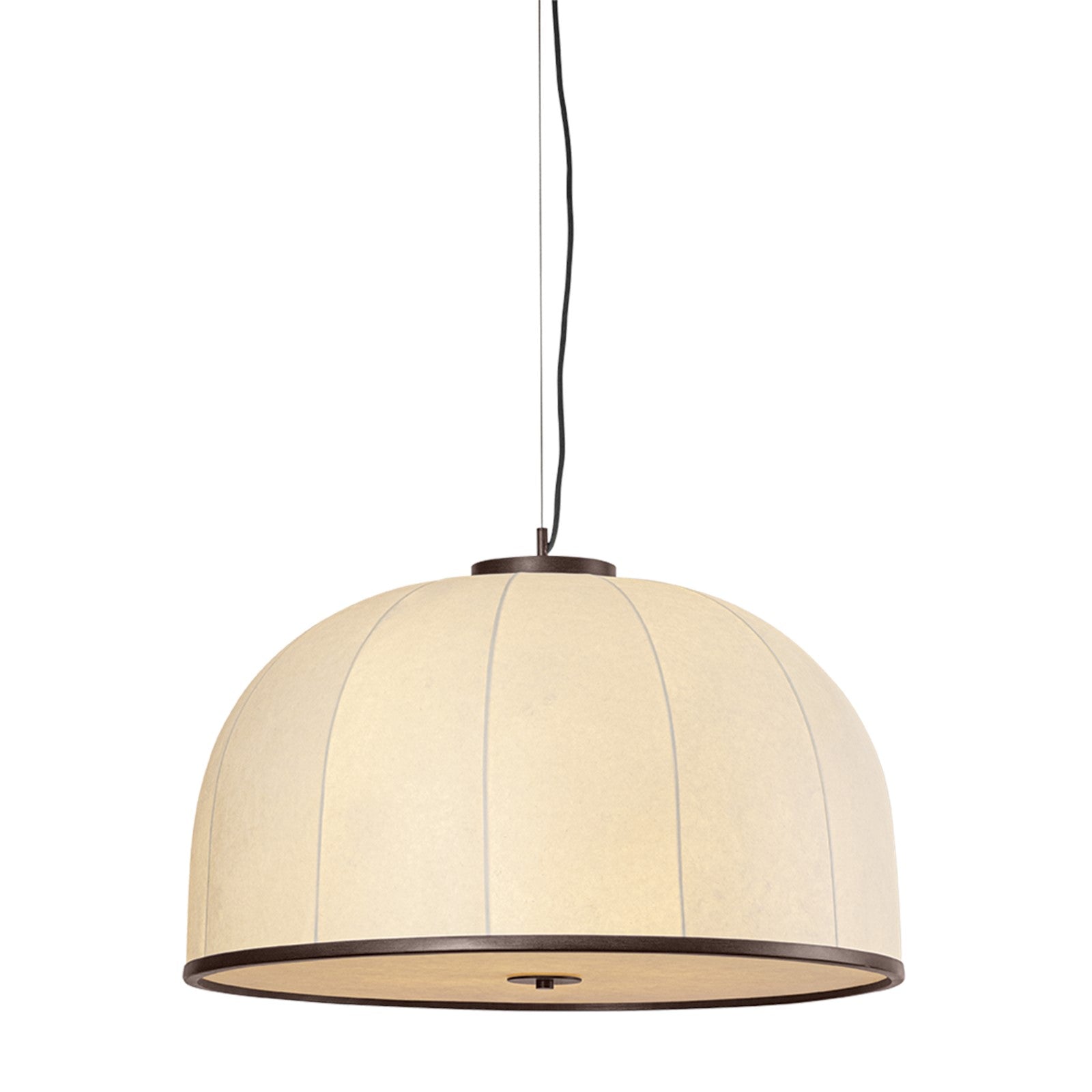 Troy Lighting Rodrick 4 Light Pendant, Bronze Leaf/Handmade Paper