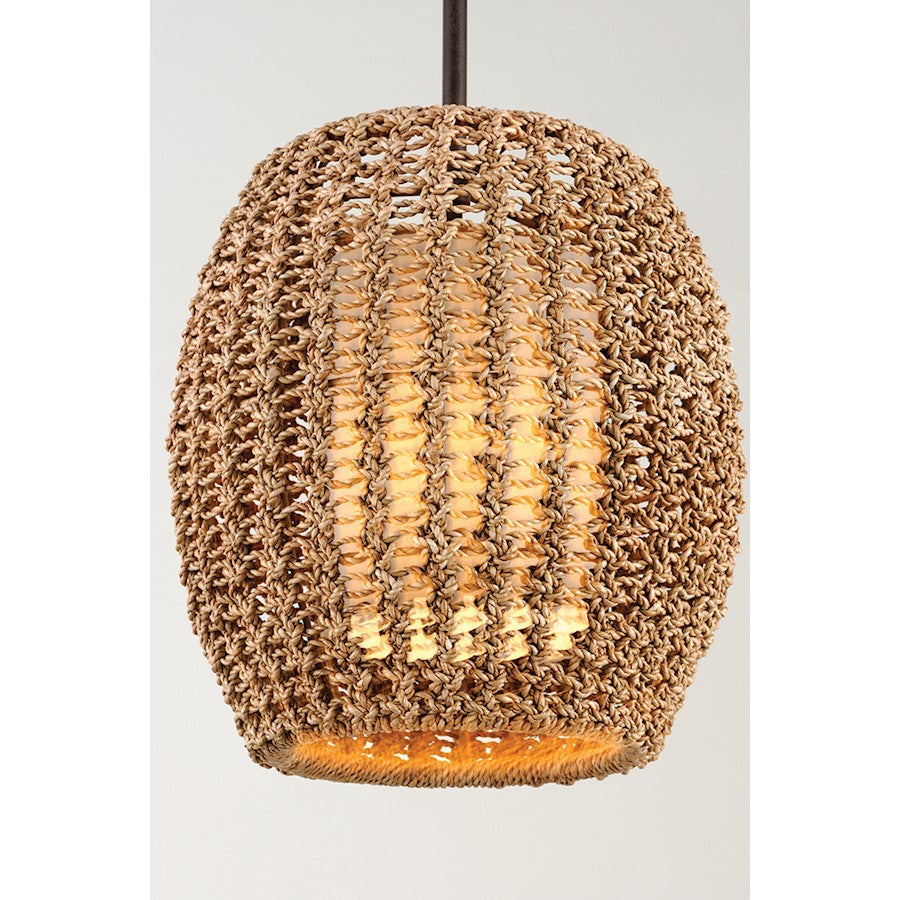 1 Light Pendant, Tidepool Bronze