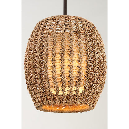 1 Light Pendant, Tidepool Bronze