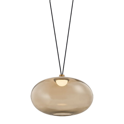 Troy Lighting Walz 1 Light 18"W Pendant, Patina Brass/Bronze