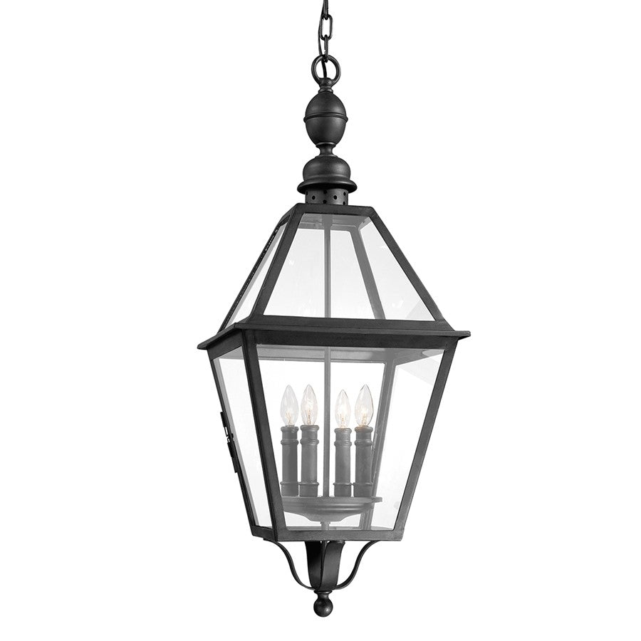Troy Lighting Townsend 4Lt Lantern, Natural Bronze/Clear - F9628-TBK