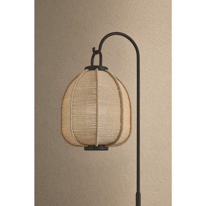 Troy Lighting Maltby Outdoor 1Lt Floor Lamp/Small Shade, Black