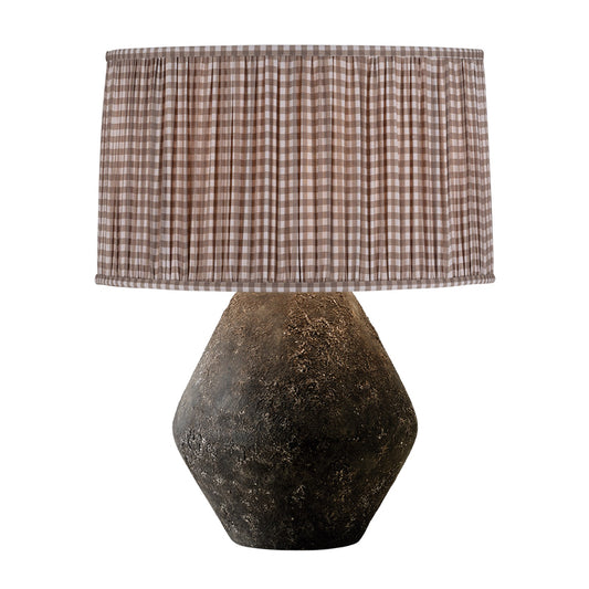 Troy Lighting Artifact 1 Light Table Lamp, Lava/Linen