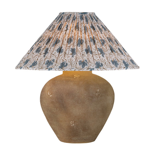 Troy Lighting Calabria 1 Light Table Lamp, Sienna/Linen