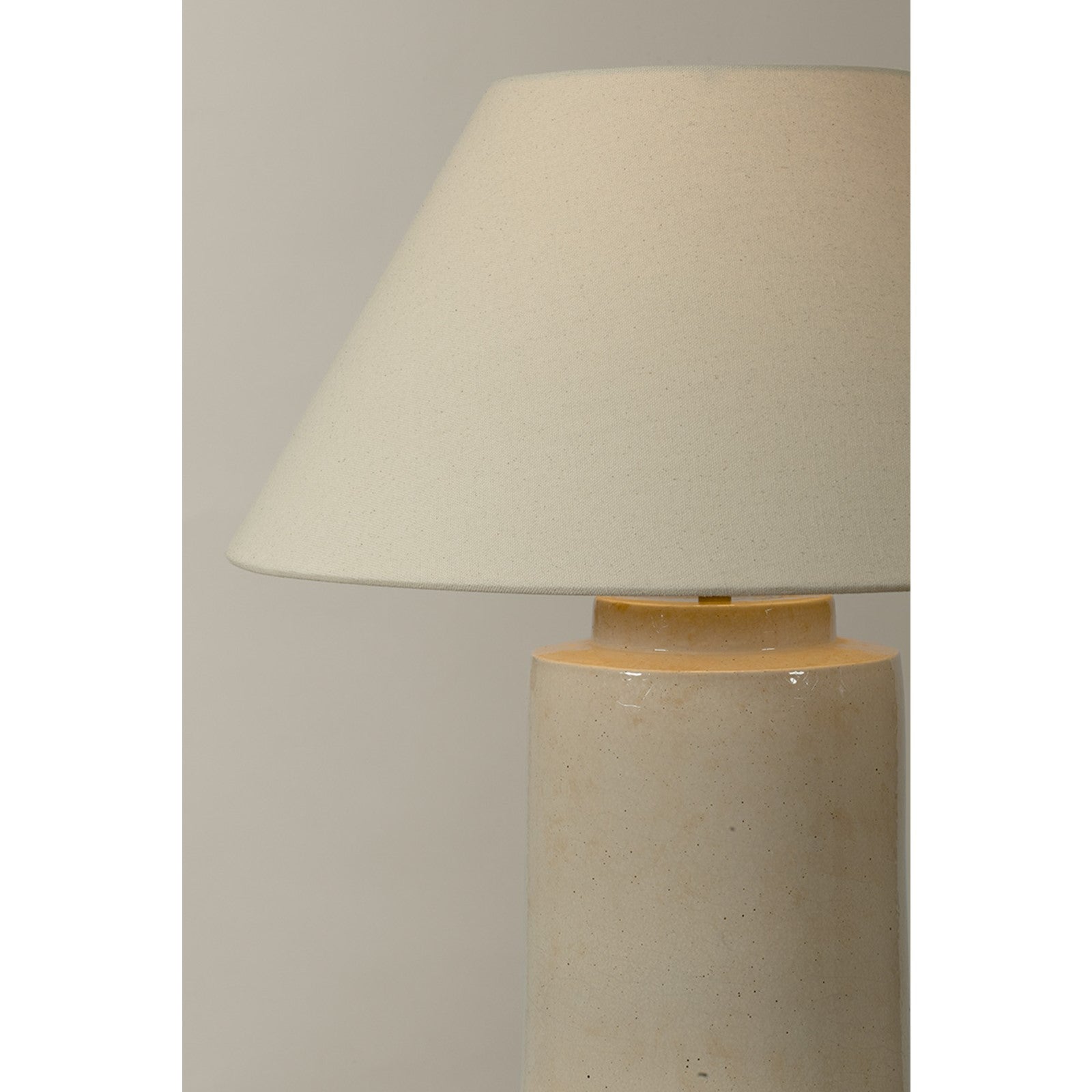 Troy Lighting Acker 1 Light Table Lamp, Patina Brass/Wheat Linen