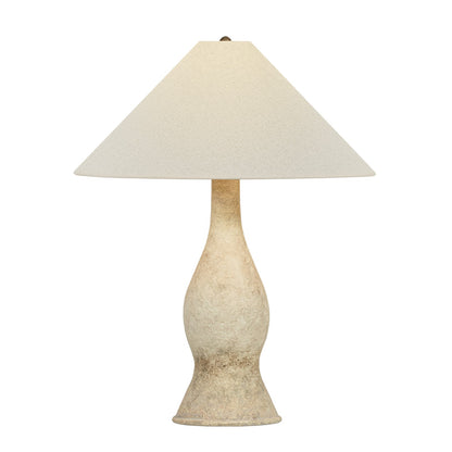 Troy Lighting Yuba 1Lt Table Lamp, Brass/Sandstone Linen