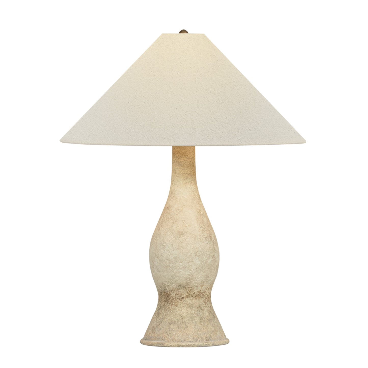 Troy Lighting Yuba 1Lt Table Lamp, Brass/Sandstone Linen