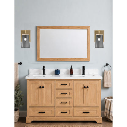 Toltec Franklin 1-Light Wall Sconce | New Age Brass and Smoke Bubble Glass | Bathroom & Hallway Accent Light | 4.5 x 5.75 x 10 in | Model 1211-NAB-262