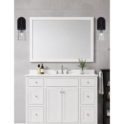 Toltec Odyssey 12.75in 1-Light Wall Sconce | Modern Matte Black and Smoke Bubble Glass | Bedroom & Hallway | 5 x 8.25 x 12.75 in | Model 2611-MB-5032