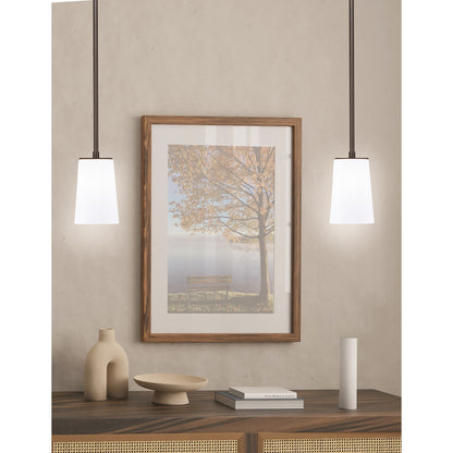 Toltec Apollo 4.5in 1-Light Pendant | Dark Granite Steel and White Opal Glass | Kitchen Island & Counter | 4.5 x 7.5 in | Model 573-DG-261