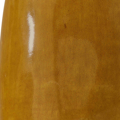 Uttermost Sienna Flow Bottle Vases Set/2 | Earthy Brown Glazed Earthenware | Shelf & Mantel Decor | 7 x 7 x 26 in | Model 18390
