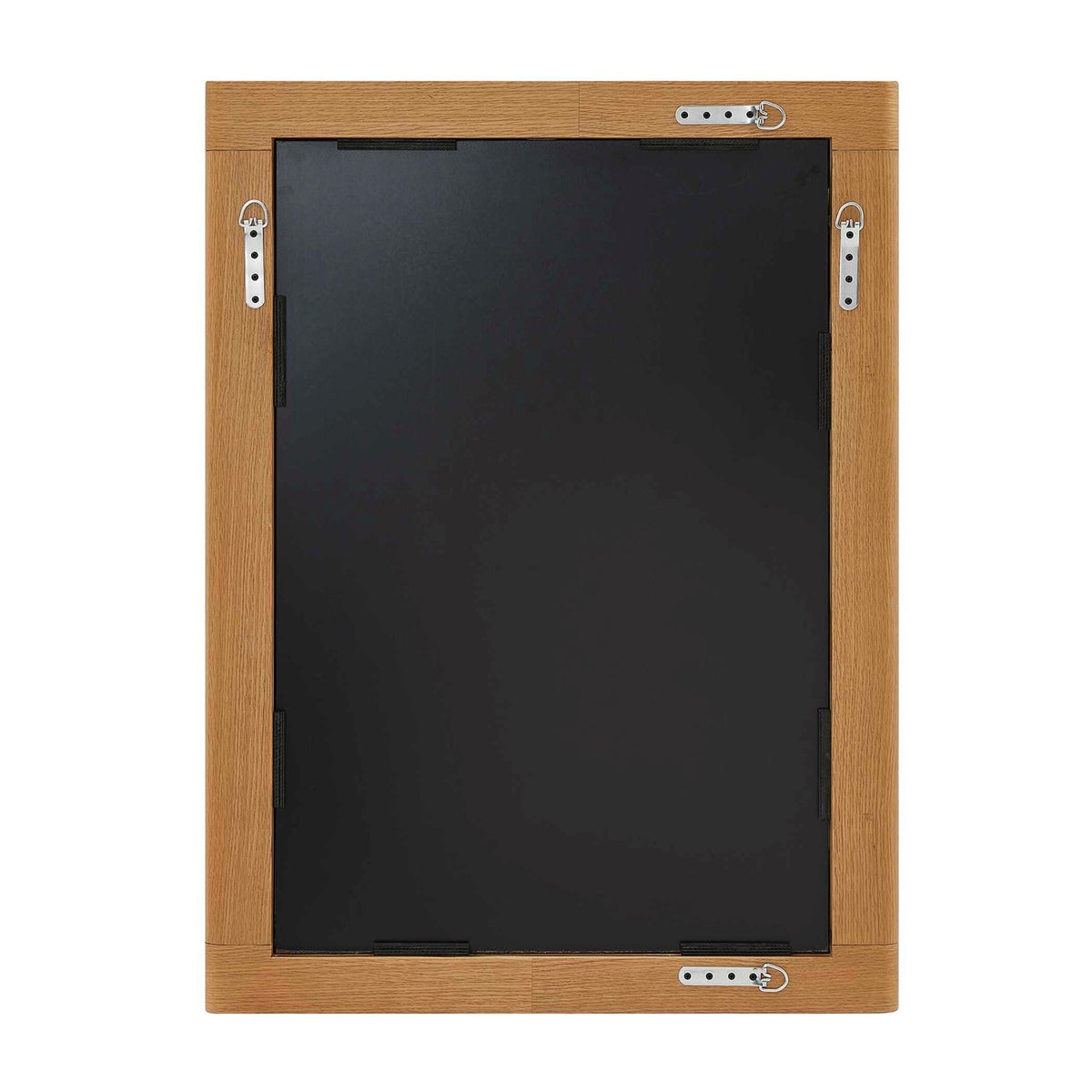 Uttermost Bishop 30x40in Gunstock Oak Mirror | Curved Oak Veneer Frame with Antique Brass Liner | Entryway & Bedroom Wall Mirror | Model 8408