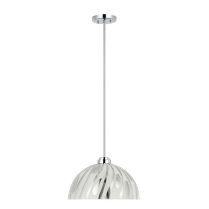 Varaluz Chroman Empire 1Lt 16"W Dome Pendant, Chrome