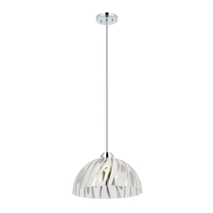 Varaluz Chroman Empire 1Lt 16"W Dome Pendant, Chrome